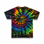 Black Rainbow Tie-Dye Tee