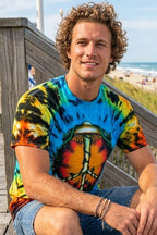 Peace Shroom Tie-Dye Tee